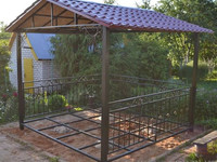 беседка садовая металлическая