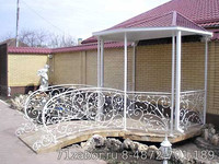 беседка металлическая садовая