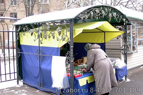 кованая беседка садовая