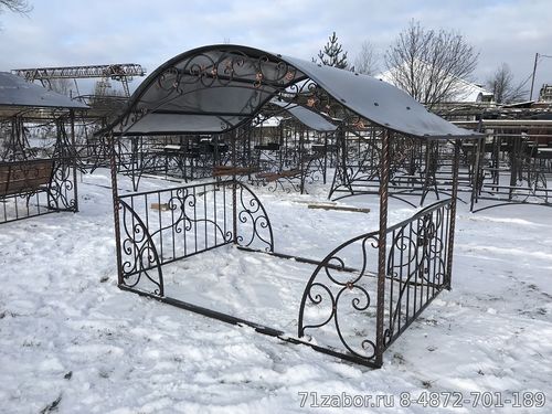 кованая беседка садовая