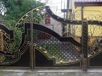 кованые ворота по индивидуальным параметрам