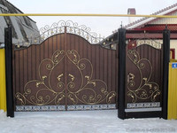 кованые ворота по индивидуальным параметрам