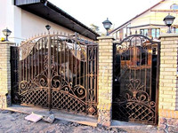ворота кованые