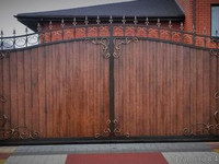 кованые ворота по индивидуальным параметрам