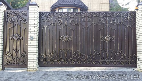 художественная ковка ворота