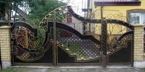кованые ворота по индивидуальным параметрам