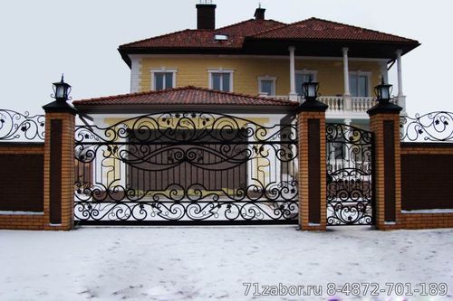 ворота кованые