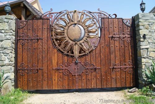 кованые ворота по индивидуальным параметрам