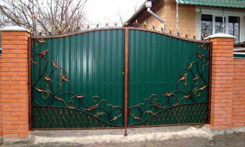 художественная ковка красивые ворота