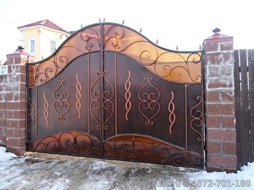 художественная ковка ворота