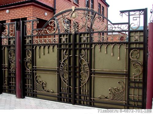 художественная ковка красивые ворота