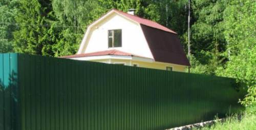 забор из профнастила