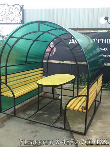 кованая беседка садовая