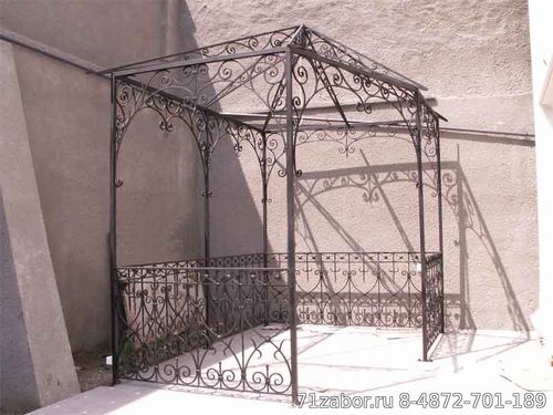 беседка металлическая садовая